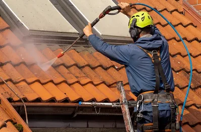 Démoussage et hydrofuge de toiture à Baratier